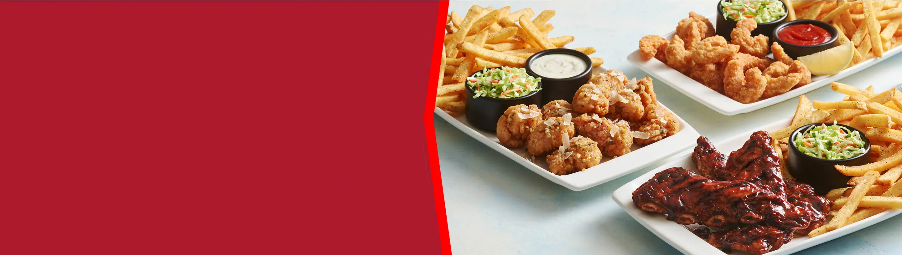 Image of Applebee's® All You Can Eat Boneless Wings, Riblets & Shrimp for $15.99