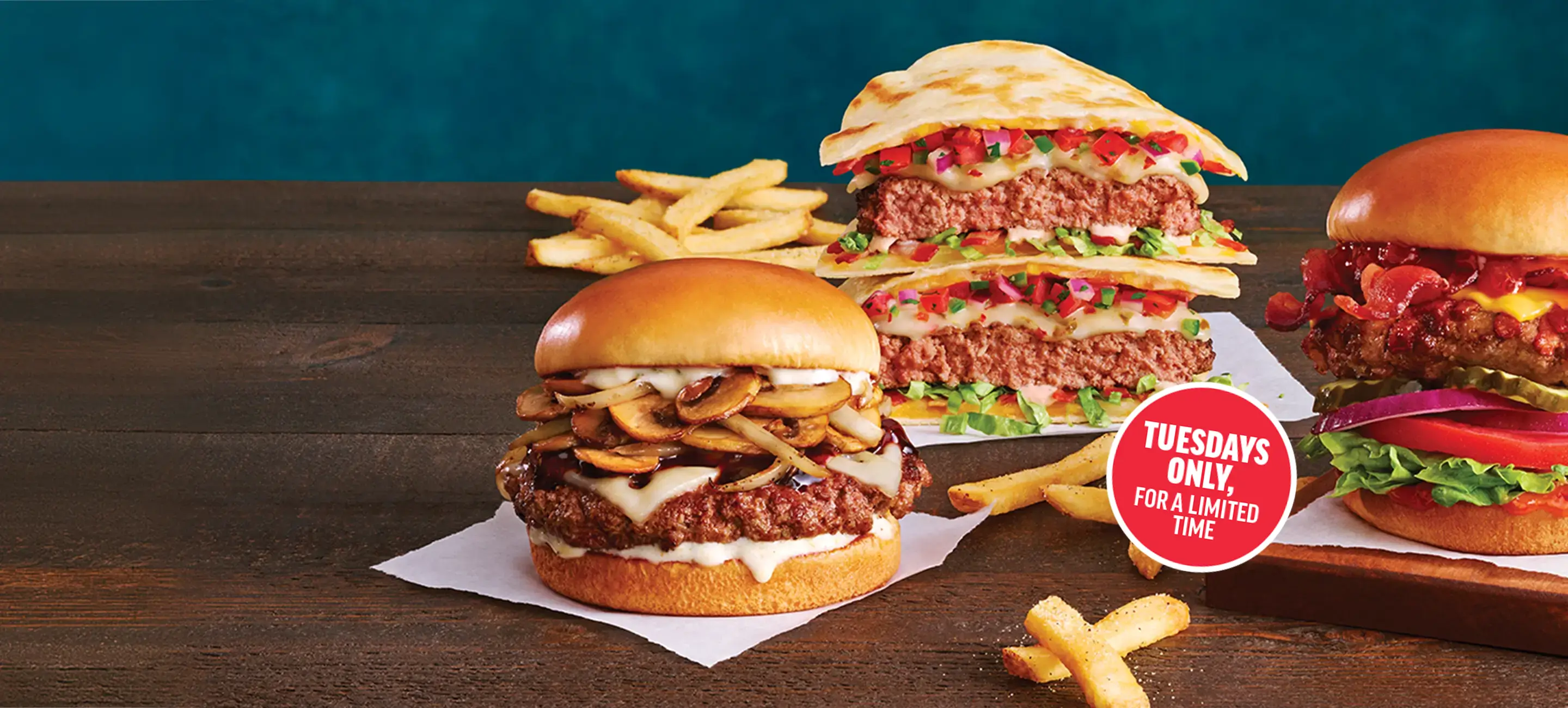 Image of Applebee’s Tuesday Specials -  $9.99 Burger Deals