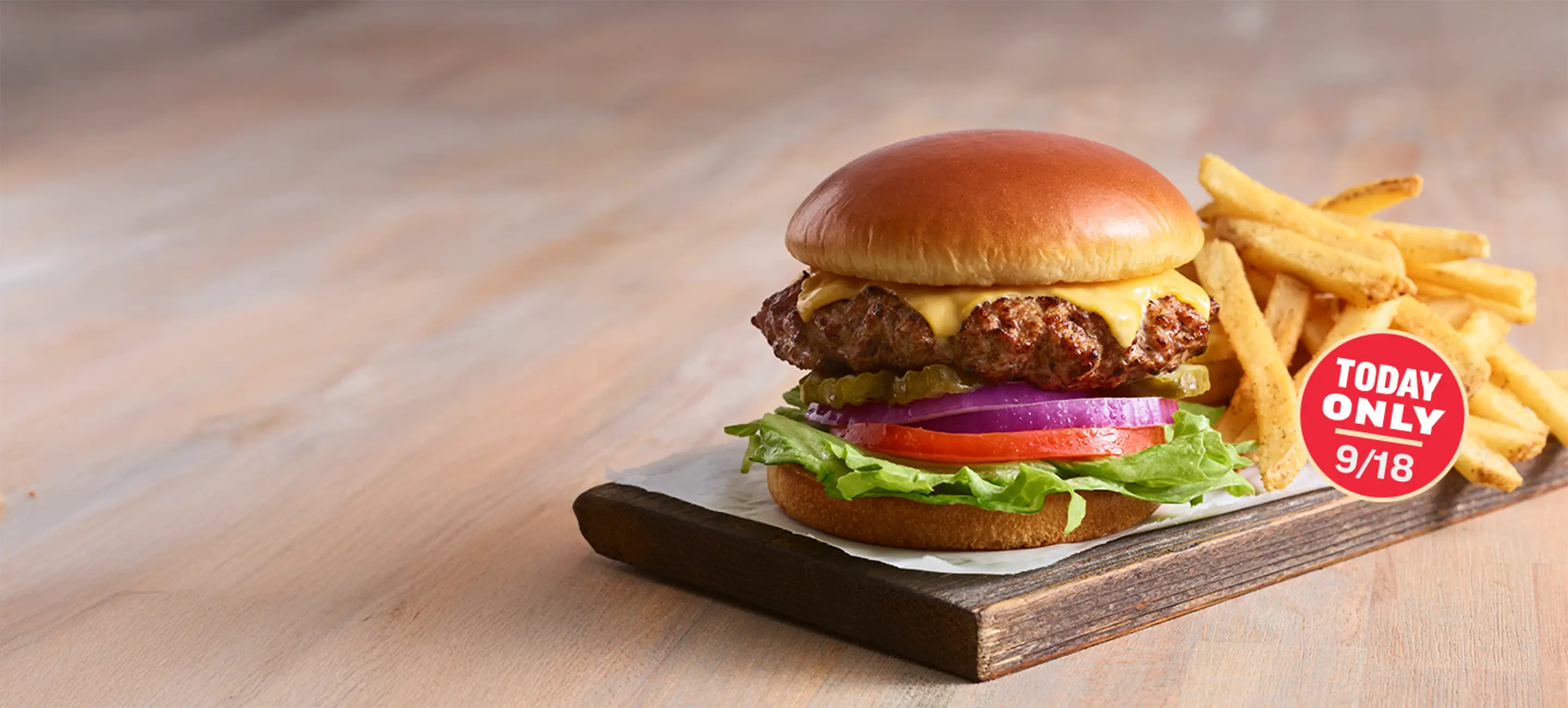 Image of Applebee's National Cheeseburger Day - $8.99 Burger Deals