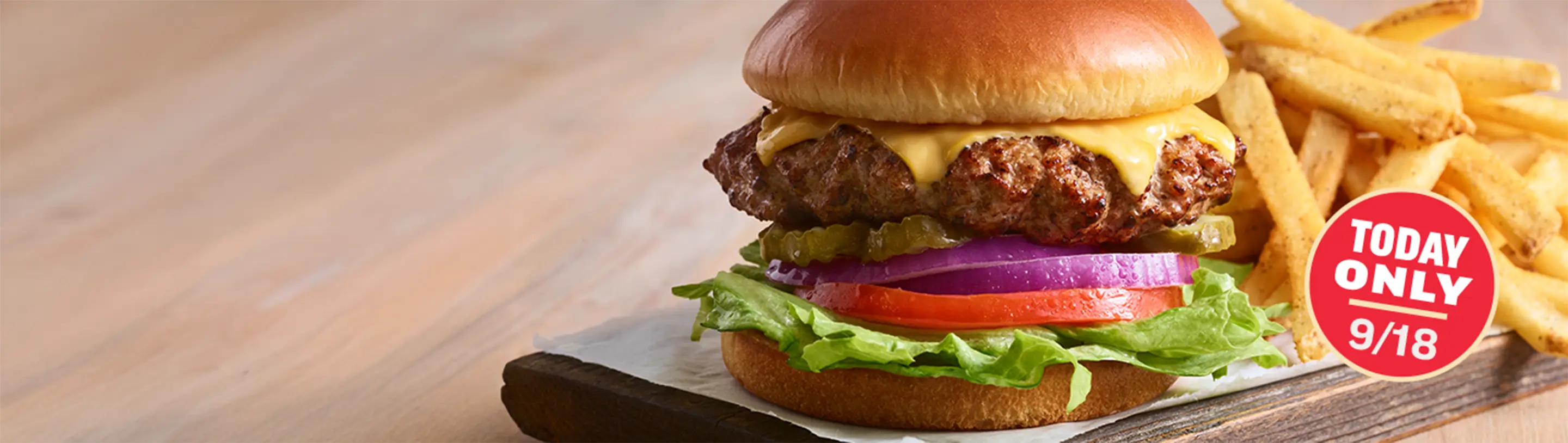 Image of Applebee's National Cheeseburger Day - $8.99 Burger Deals