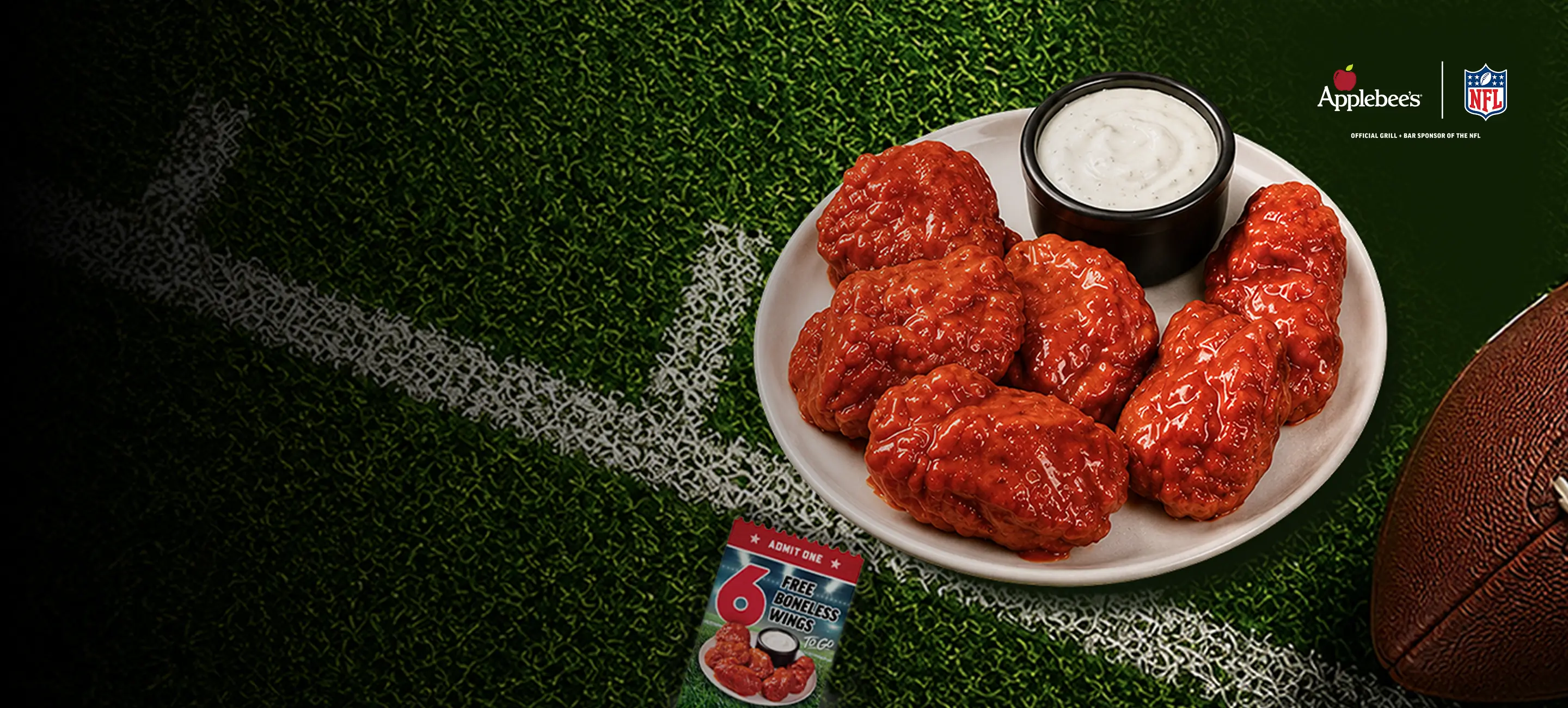 Applebee’s Wing Deals - Score 6 Free Boneless Wings Weekly