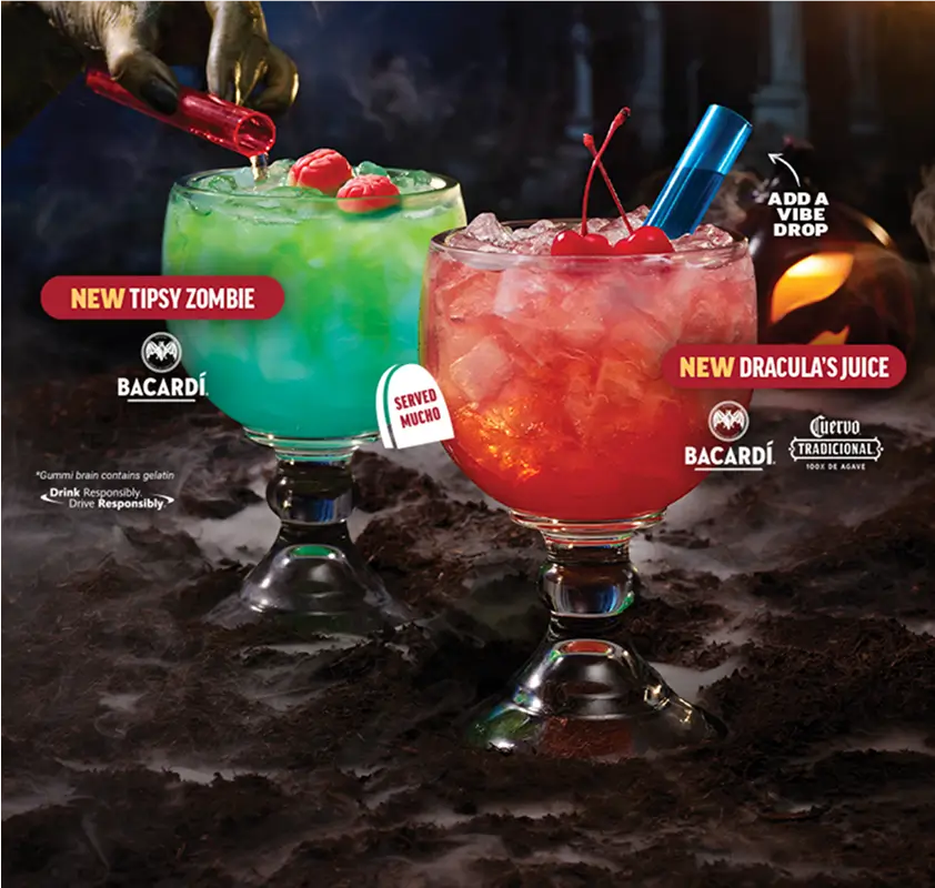 $6 Spooky Sips at Applebee's - Halloween Cocktails & Mocktails 