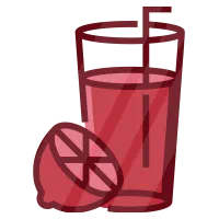 Red Icon of Lemonade