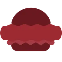 Red Icon of Big Cluckin' Chicken Sandwich