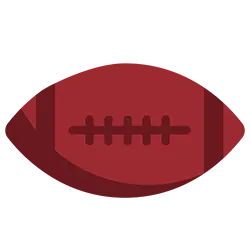 Icon of Red Football