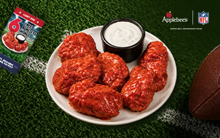 Applebee’s Wing Deals - Score 6 Free Boneless Wings Weekly